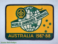 Click to enlarge WJ'87 16th Word Jamboree Mondial Large